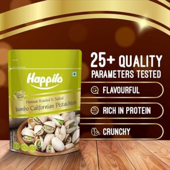 Premium Californian Roasted & Salted Pistachios 500g | Pista Dry Fruit | Rich In Protein, Phosphorus | Dietary Fibre, Premium Nuts & Dry Fruits | Shelled Nuts, Crunchy | Delicious Healthy Snack